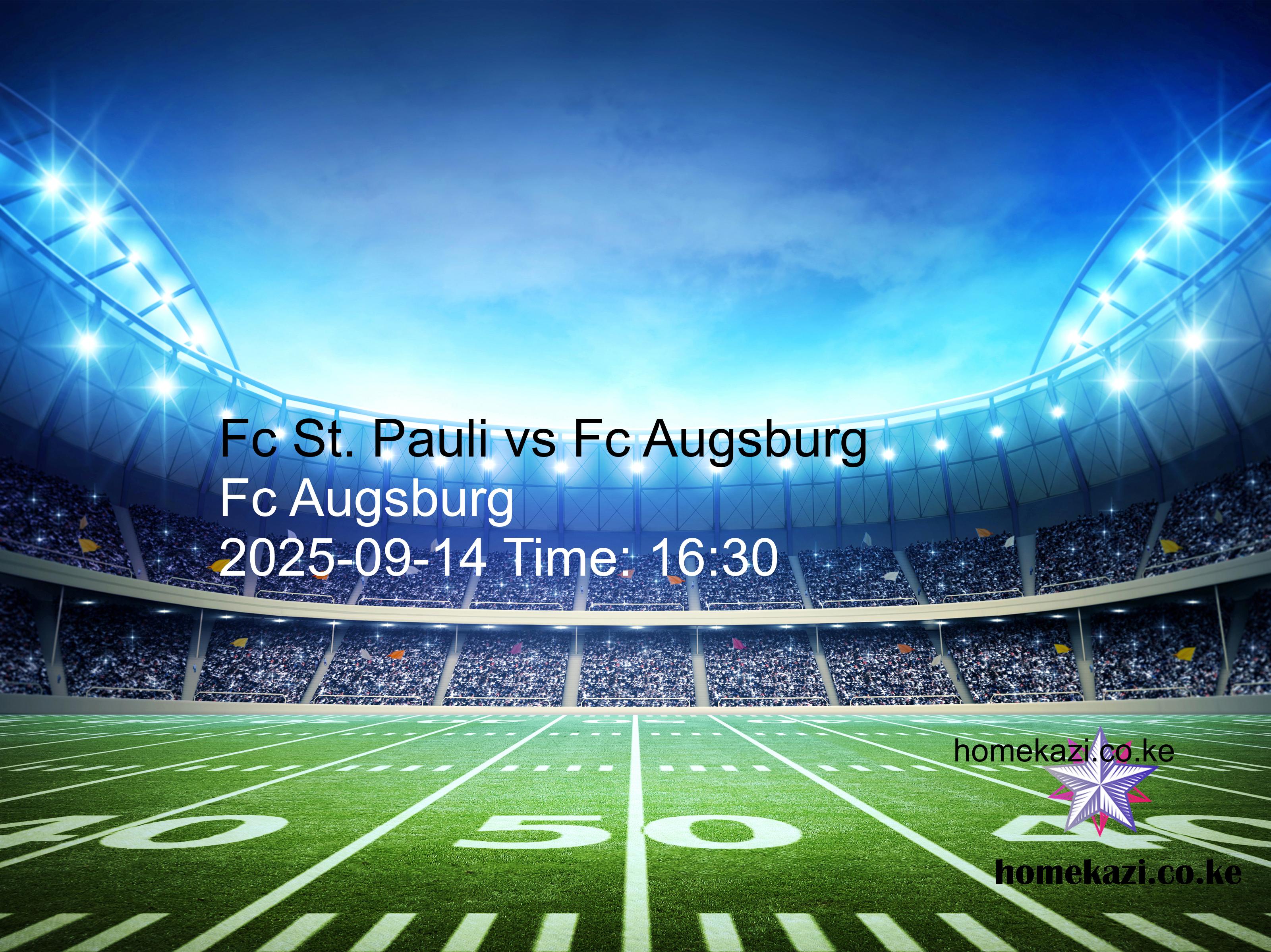 Fc St. Pauli vs Fc Augsburg
