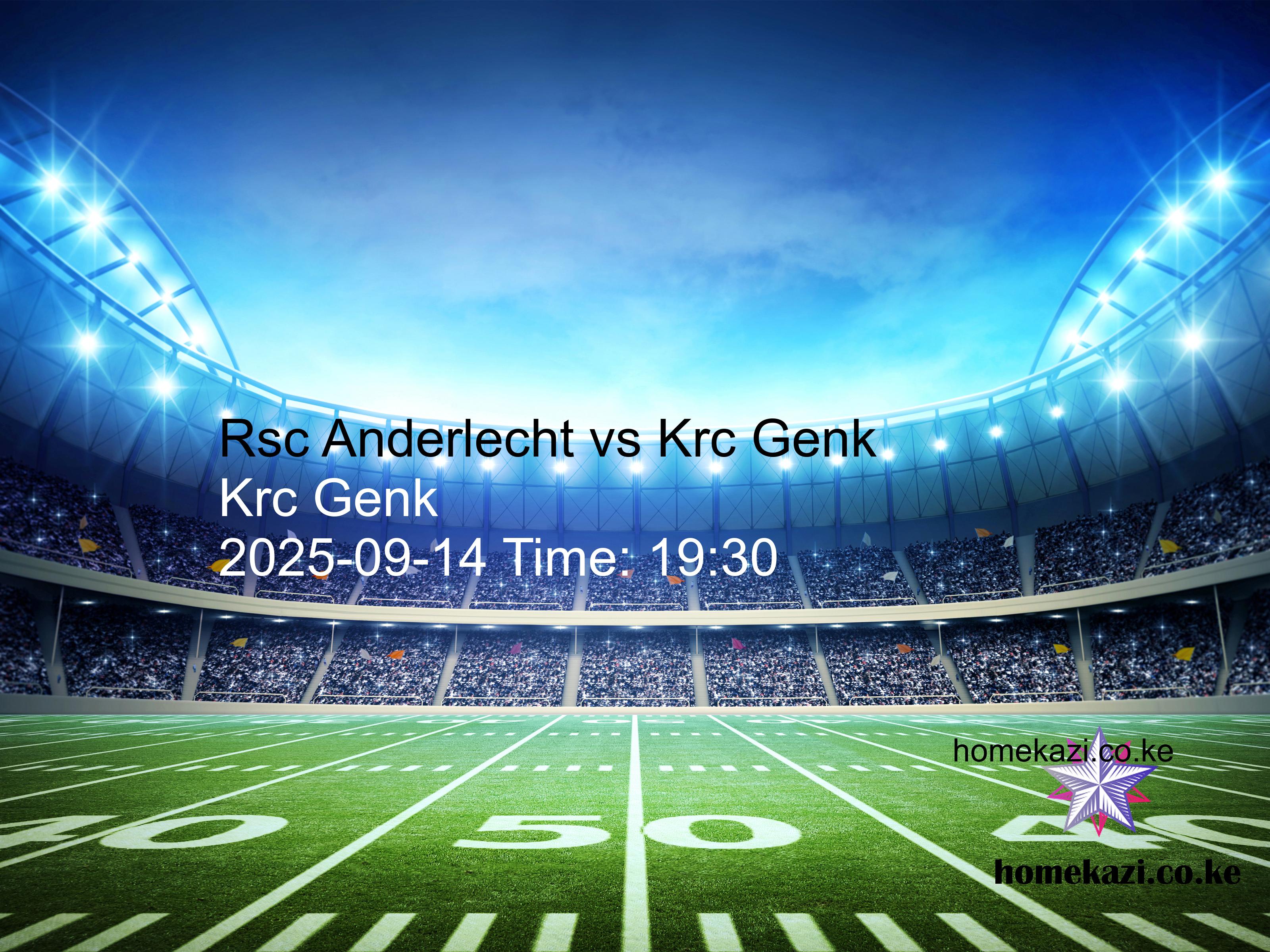 Rsc Anderlecht vs Krc Genk